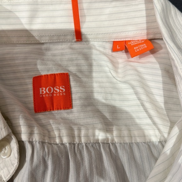 Hugo Boss Orange Label Mens Dress Shirt Size L - Picture 5 of 5